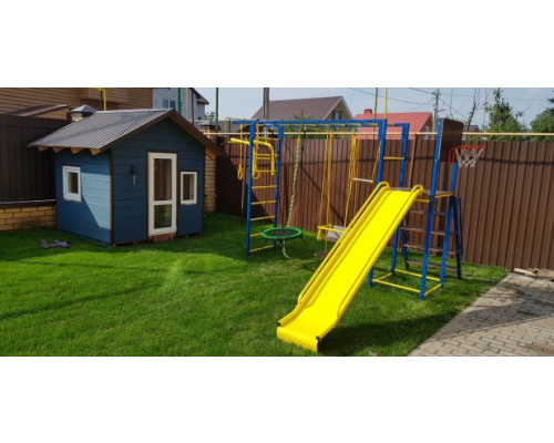 Уличный Спортивный Комплекс ''Олимпик 6.3'' с металл. горкой